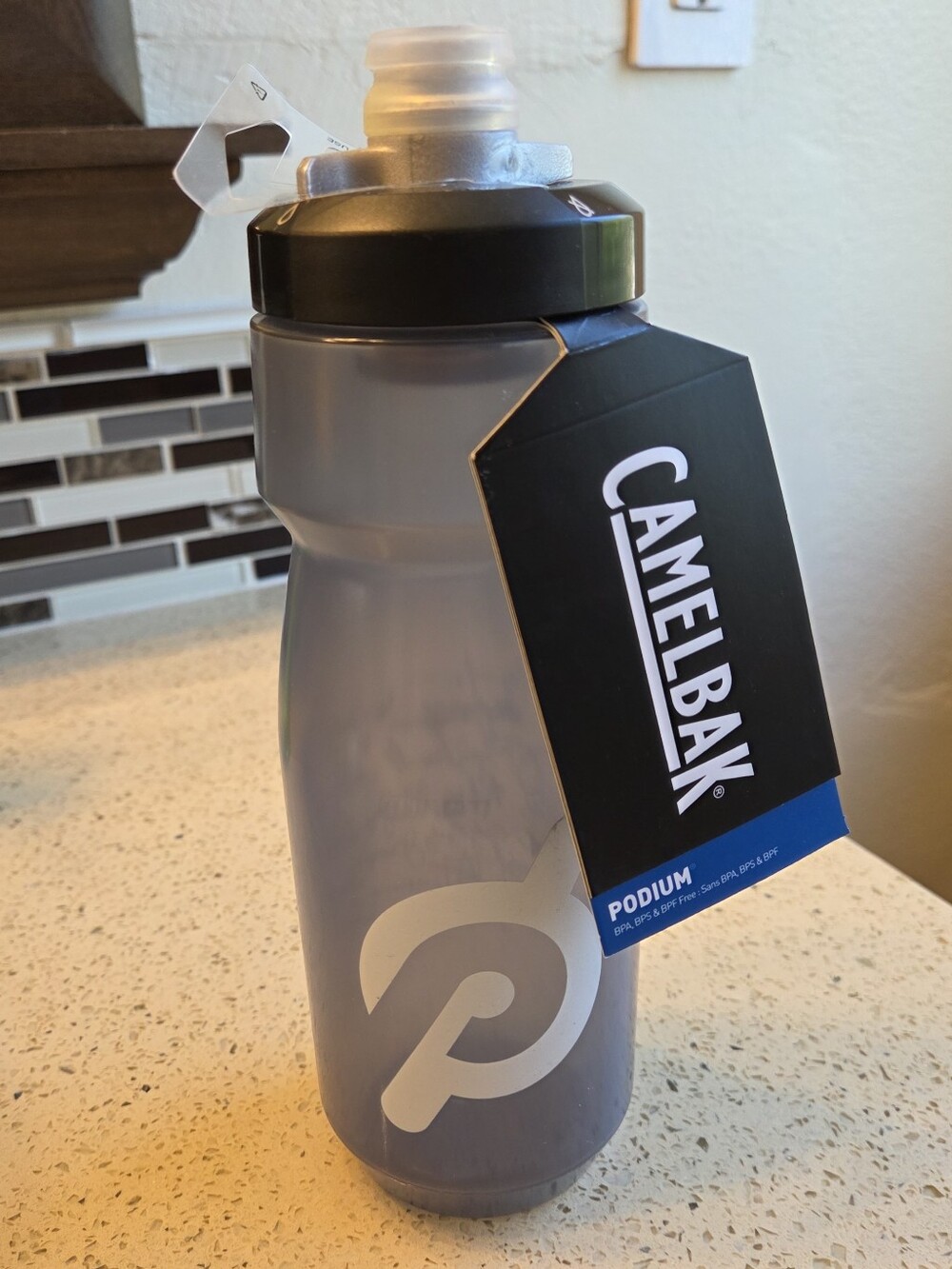 NWT CamelBak Podium 24oz Water Bottle Smoke Black Peloton BPA Free